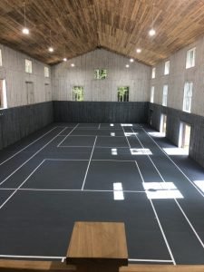 Barn - Inside - Built the Courts