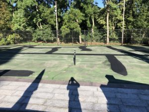 Columbus Tennis Court Before