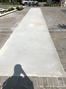 Shuffle Board Court - Cement Foundation